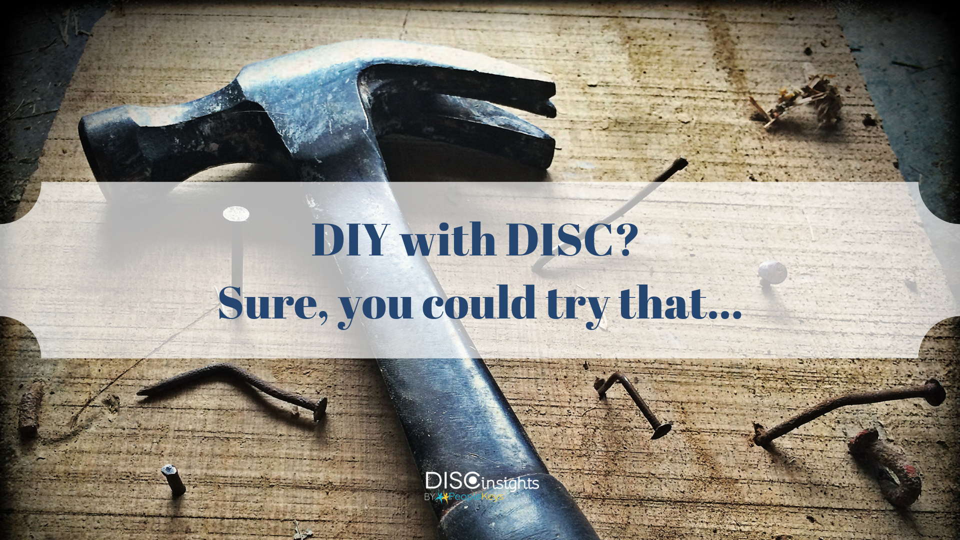 DIY with DISC_ Sure, you could try that…